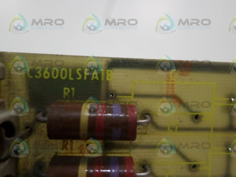 GENERAL ELECTRIC IC3600LSFA1B CIRCUIT BOARD UNMP