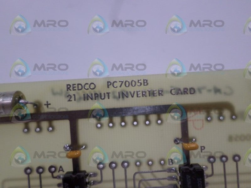 LLOYD CONTROLS REDCO PC7005B INPUT INVERTER CARD NSNP