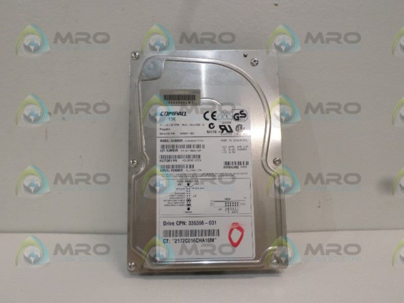 COMPAQ HD0093172C 9J8006-022 HARD DRIVE 9GB NSNP