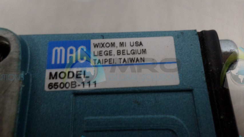 MAC 6500B-111 VALVE *NEW IN BOX*