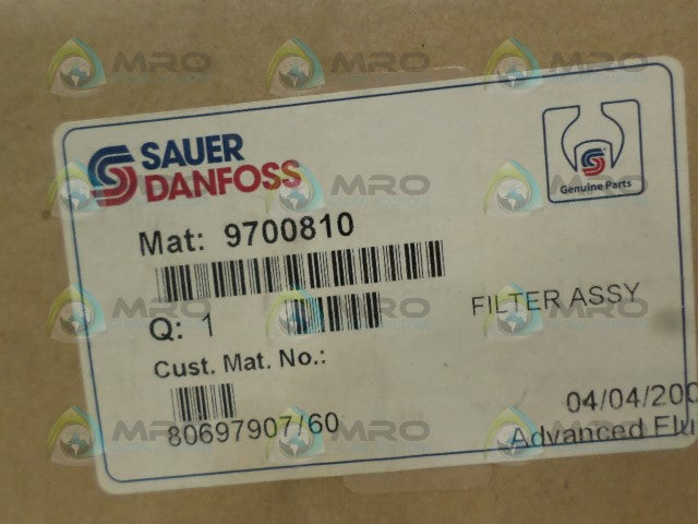 SAUER DANFOSS 9700810 FILTER *NEW IN BOX*