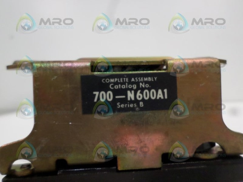 ALLEN BRADLEY 700-N600A1 SER. B AC RELAY 110/120V *USED*