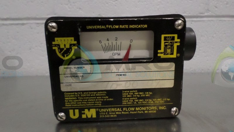 UNIVERSAL 12-13 FLOW RATE INDICATOR  UNMP