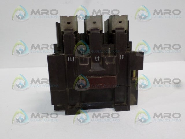 CUTLER HAMMER A10EN0 CONTACTOR (AS PICTURED) *USED*