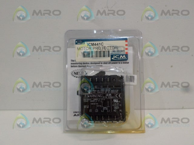 ICM CONTROLS ICM441C THREE PHASE MOTOR PROTECTOR *NEW IN ORIGINAL PACKAGE*