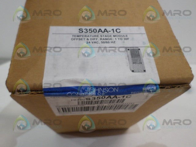 JOHNSON CONTROLS S350AA-1C TEMPERATURE STAGE MODULE *FACTORY SEALED*