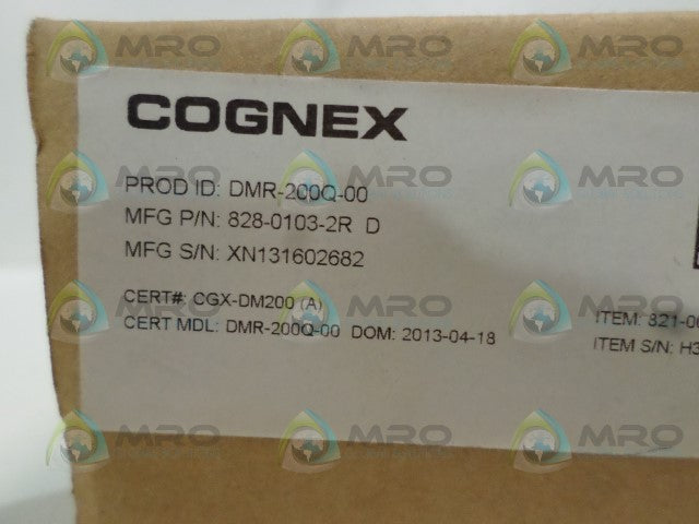 COGNEX DMR-200Q-00 821-0025-3R FIXED MOUNT ID READER *NEW IN BOX*