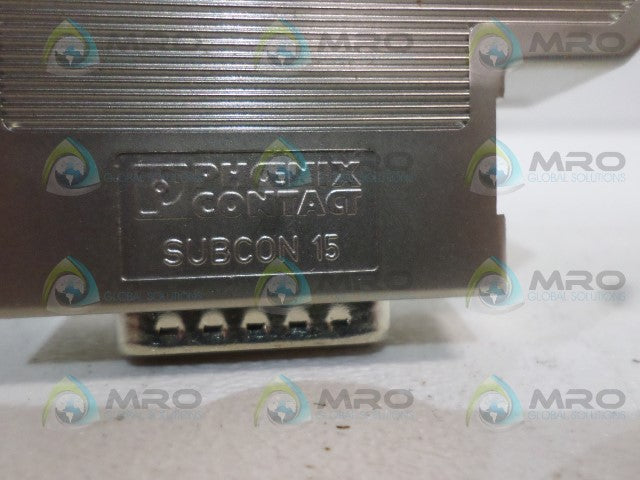 PHOENIX CONTACT SUBCON15 2761606 CONNECTOR *NEW NO BOX*