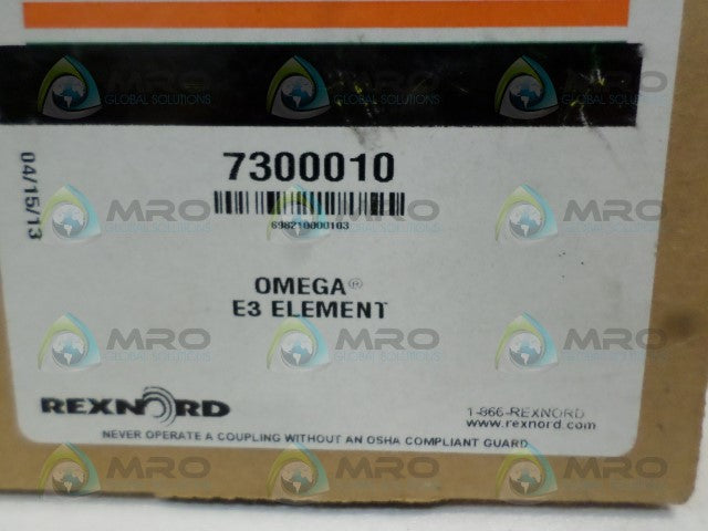 REXNORD OMEGA 7300010 E3 ELEMENT *NEW IN BOX*