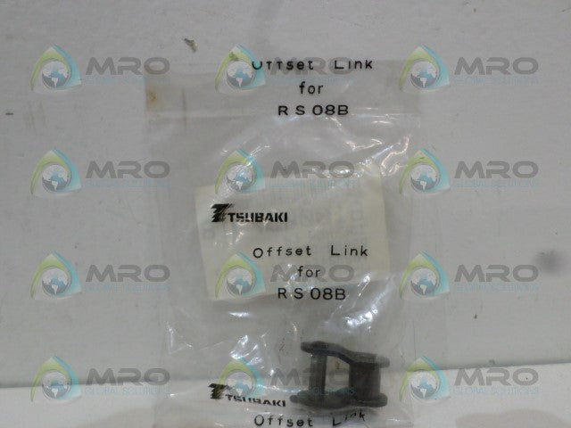 TSUBAKI RS08B OFFSET LINK *NEW IN FACTORY BAG*