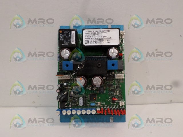 KB ELECTRONICS KBBC-24M(9500F) DC MOTOR SPEED CONTROL 12/24VDC  *USED*