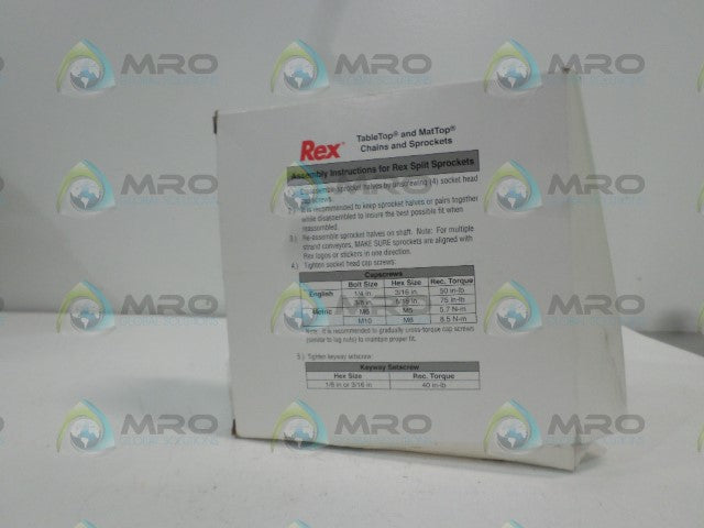 REXNORD NS8500-25T_1_1 SPROCKET SPLIT *NEW IN BOX*