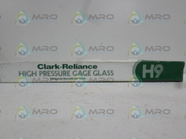 CLARK RELIANCE RFG6219-1 H9 TRANSPARENT GAGE GLASS *NEW IN BOX*