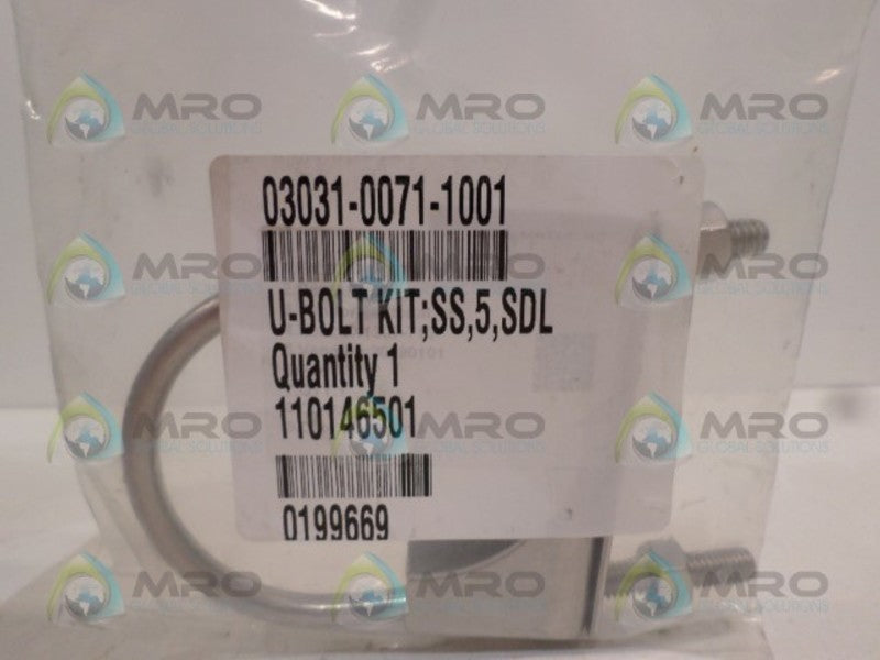 INDUSTRIAL MRO 03031-0071-1001 U-BOLT * NEW IN FACTORY BAG *