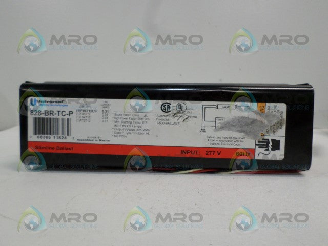 UNIVERSAL 828-BR-TC-P SLIMLINE BALLAST *NEW NO BOX*