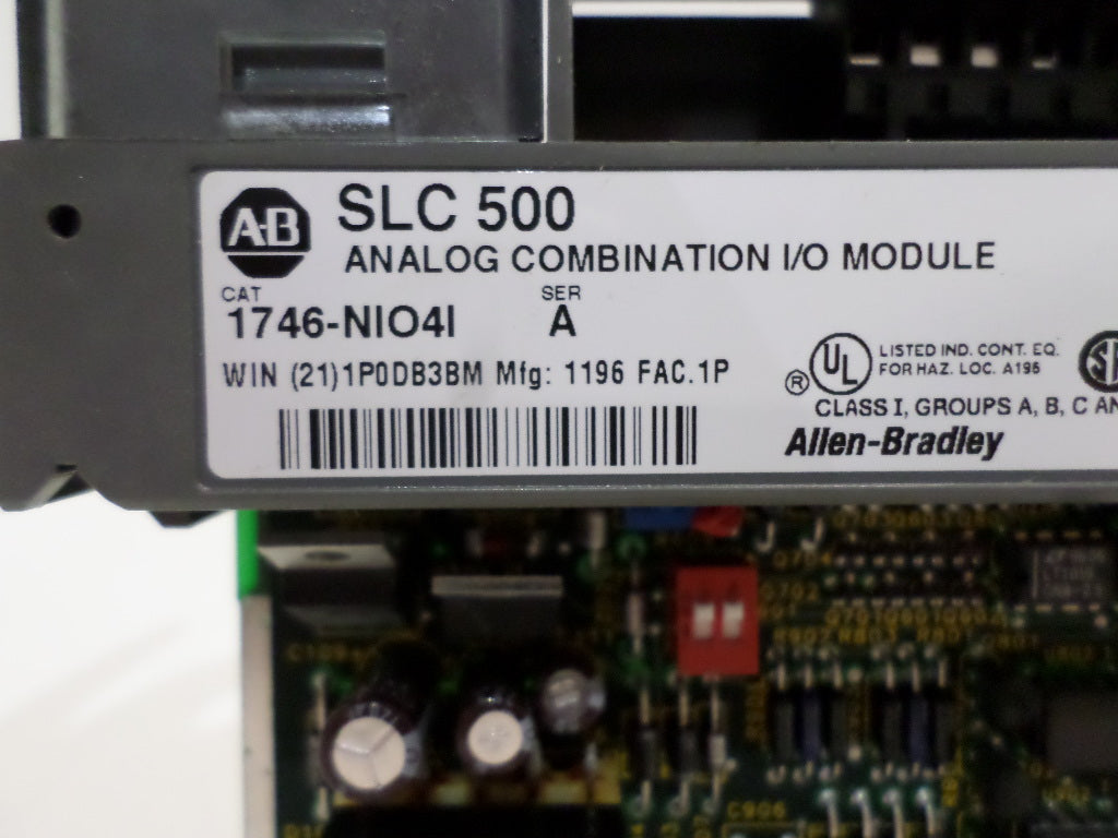 ALLEN BRADLEY SLC 500 1746-NIO4I SER. A COMBINATION I/O MODULE *NEW NO BOX*