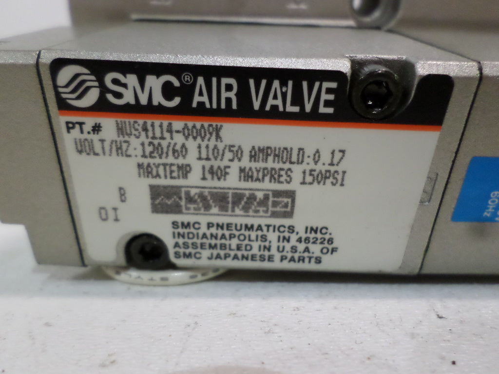 SMC NVS4114-0009K SOLENOID VALVE *NEW NO BOX*
