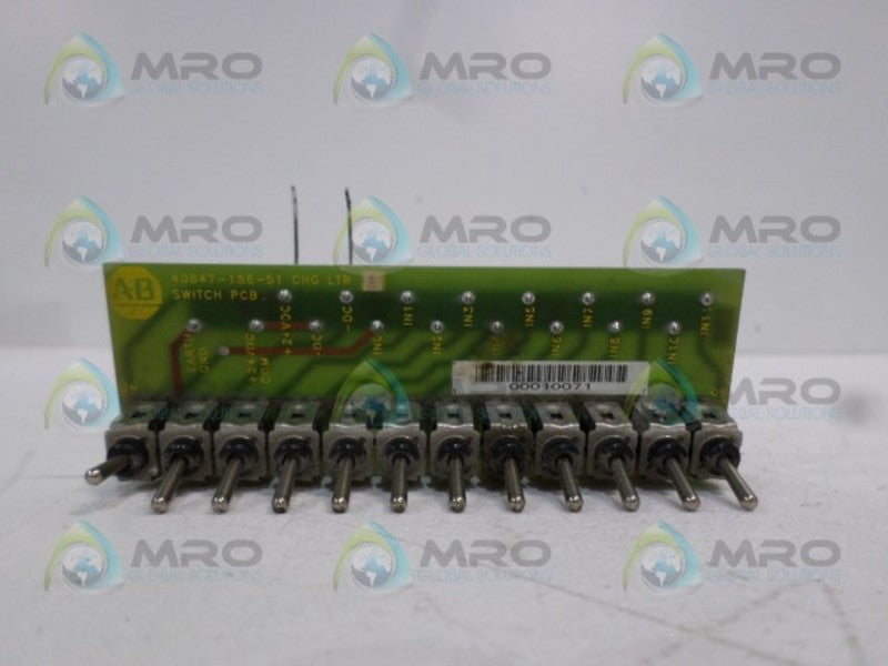 INDUSTRIAL SPARE PART 40847-156-51 INPUT SIMULATOR  UNMP