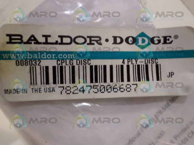 DODGE 008032 FLEX POLY DISC *NEW NO BOX*