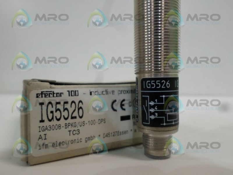 IFM EFECTOR IG5526 INDUCTIVE PROXIMITY SENSOR *NEW IN BOX*