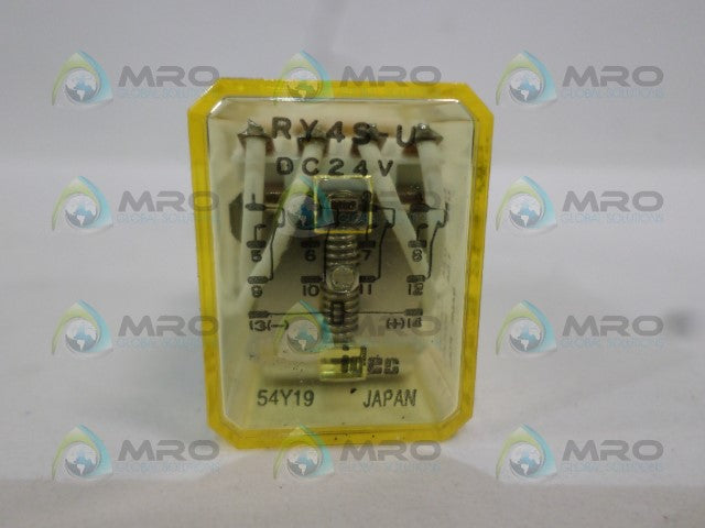 IDEC RY4S-U RELAY 24VDC * NEW NO BOX *