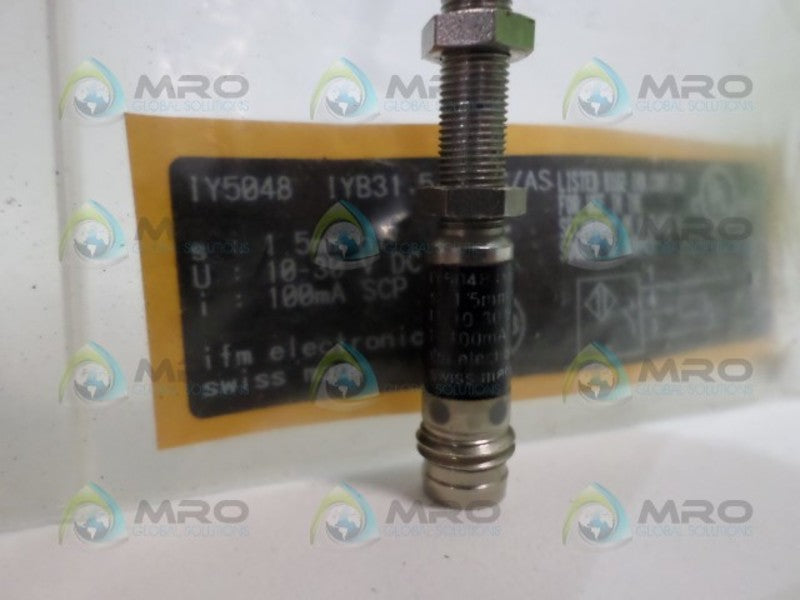 IFM EFECTOR IY5048 INDUCTIVE PROXIMITY SENSOR NSMP