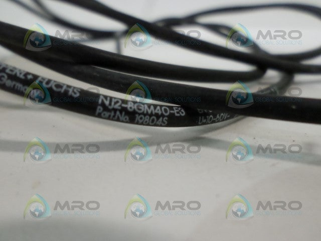 PEPPERL+FUCHS NJ2-8GM40-E3 19804S PROXIMITY SENSOR *NEW NO BOX*