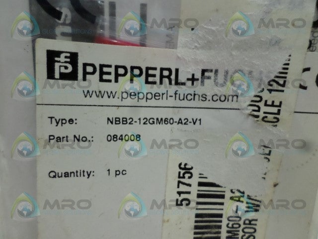 PEPPERL+FUCHS NBB2-12GM60-A2-V1 84008 PROXIMITY SENSOR *NEW IN FACTORY BAG*