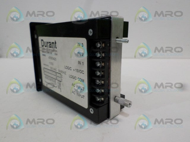 DURANT 47000420 DIGITAL PANEL METER *NEW NO BOX*