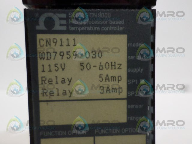 OMEGA CN9111 TEMPERATURE CONTROLLER *USED*