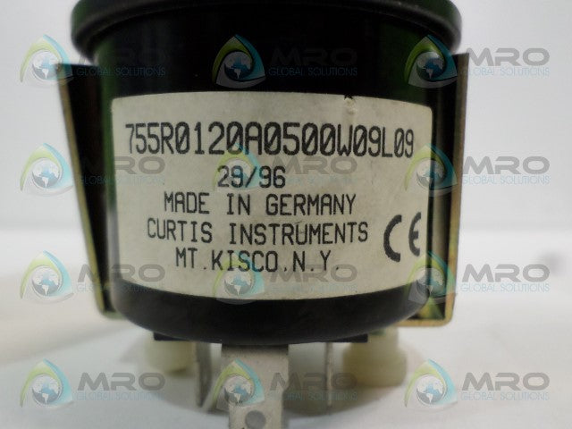 CURTIS 755R0120A0500W09L09 DIGITAL HOUR METER *USED*
