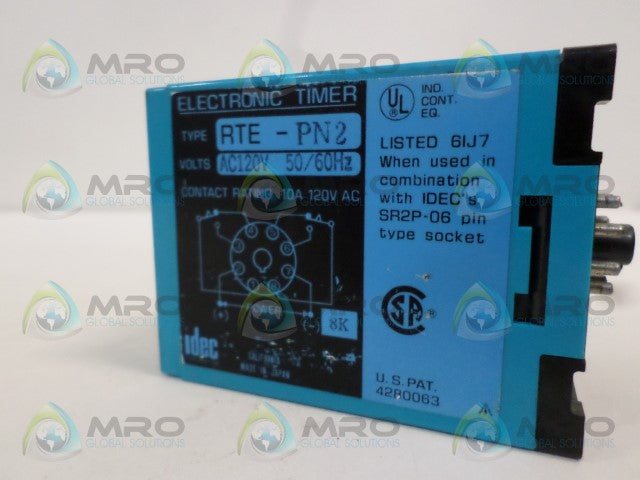IDEC RTE-PN2 ELECTRONIC TIMER *USED*