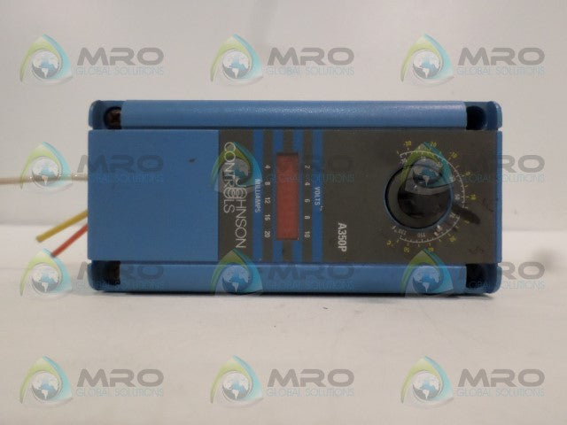 JOHNSON CONTROLS A350PS-1C TEMPERATURE CONTROLLER *USED*