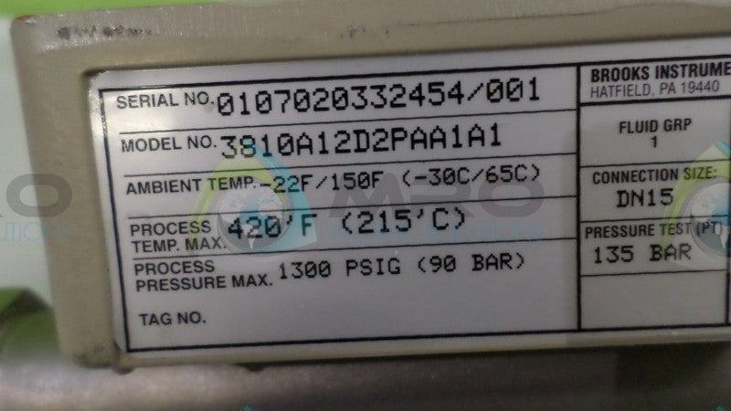 BROOKS 3810A12D2PAA1A1  UNMP