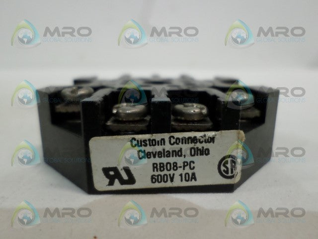 CUSTOM CONNECTORS RB08-PC RELAY SOCKET *NEW NO BOX*