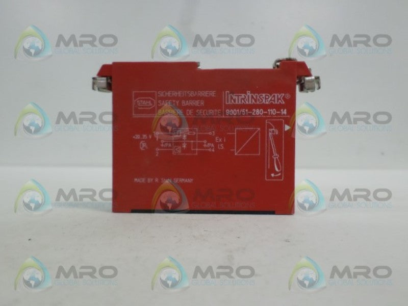 STAHL INTRINSPAK 9001/51-280-110-14 SAFETY BARRIER *NEW NO BOX*