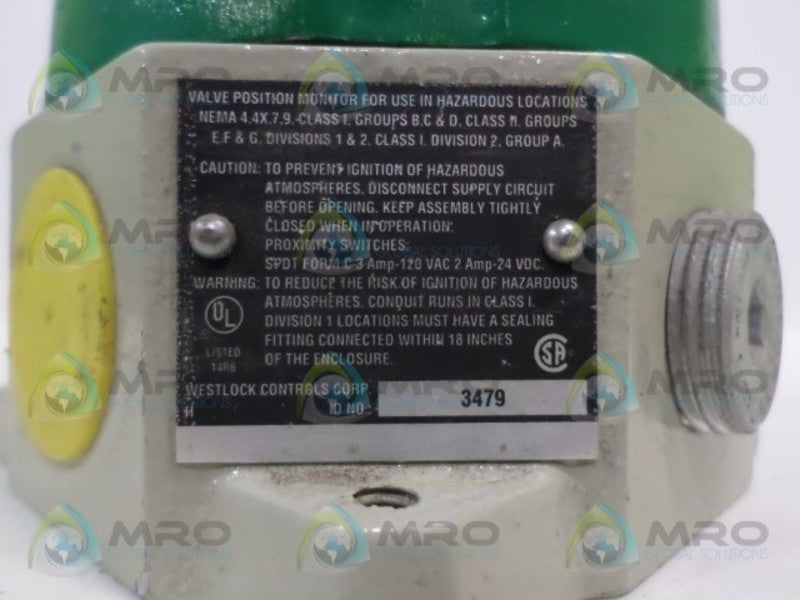 WESTLOCK CONTROLS 3479 VALVE  UNMP