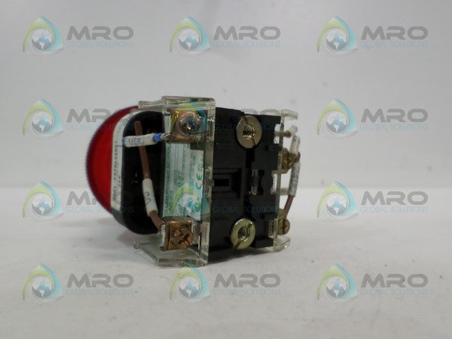 ALLEN BRADLEY 800T-FXTQ24RA1 SER. T PUSHBUTTON *USED*