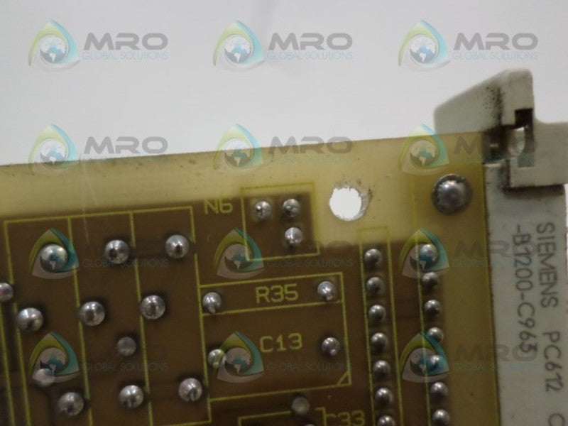 SIEMENS SMP-E235-A1 C8451-A12-A82-4 ANALOG INPUT MODULE *USED*