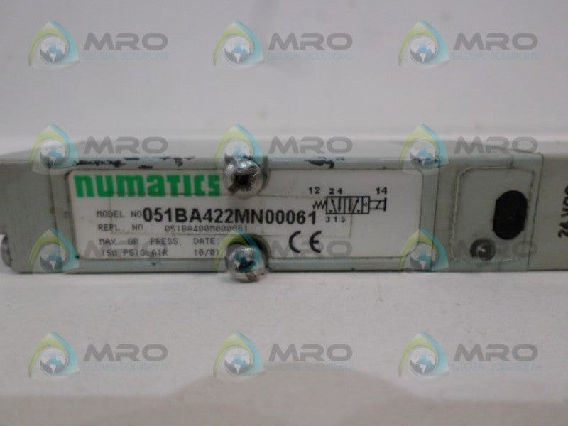 NUMATICS 051BA422MN00061 SOLENOID VALVE  UNMP