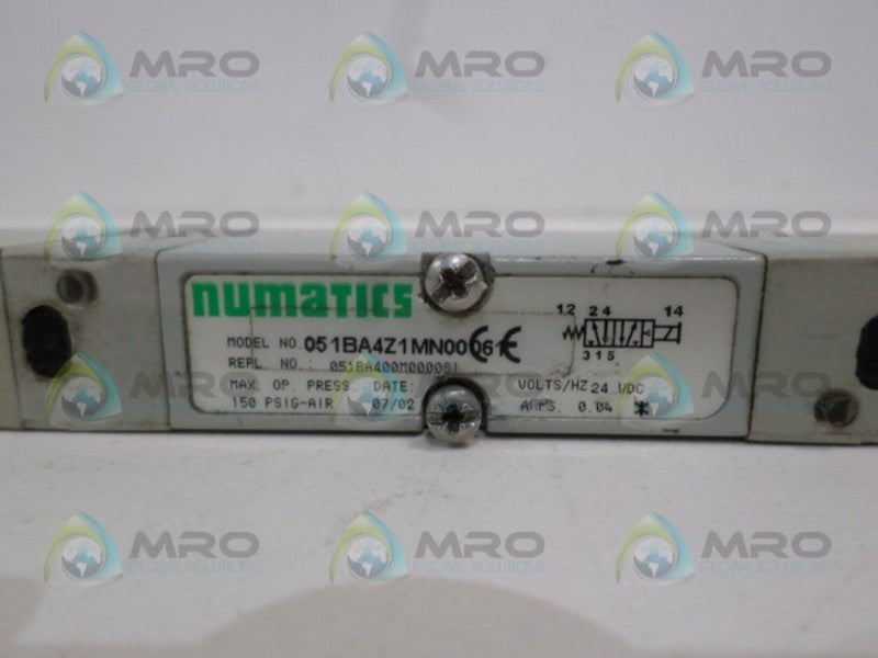 NUMATICS 051BA4Z1MN00061 SOLENOID VALVE  UNMP