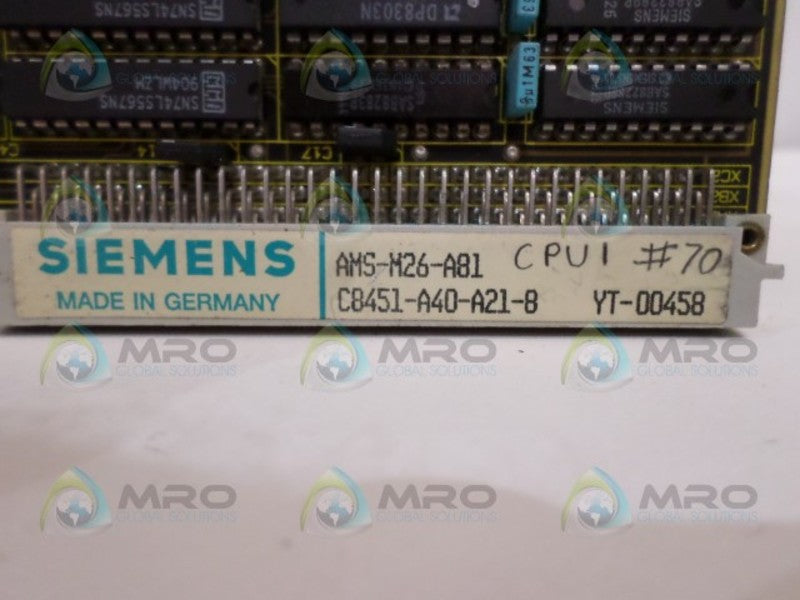 SIEMENS AMS-M26-A81 C8451-A40-A21-8  UNMP