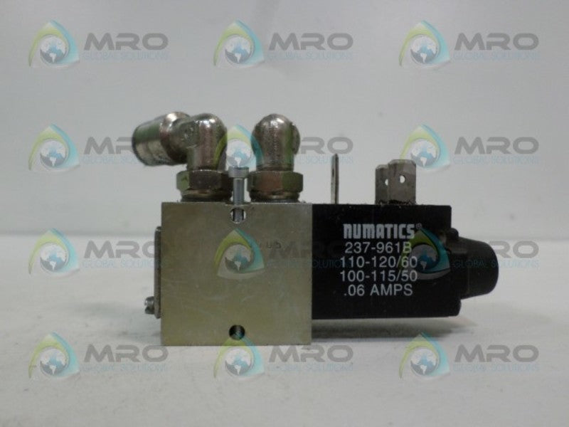 NUMATICS L01SA4872000030 SOLENOID VALVE *USED*