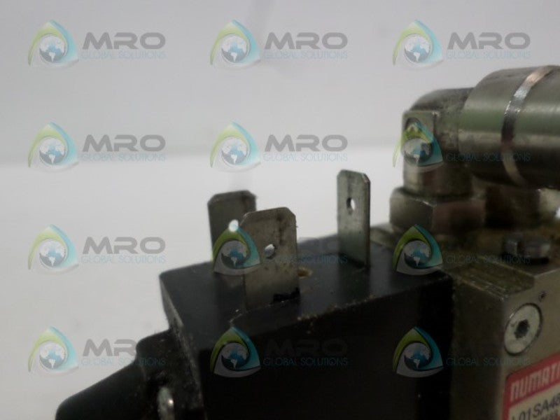 NUMATICS L01SA4872000030 SOLENOID VALVE *USED*