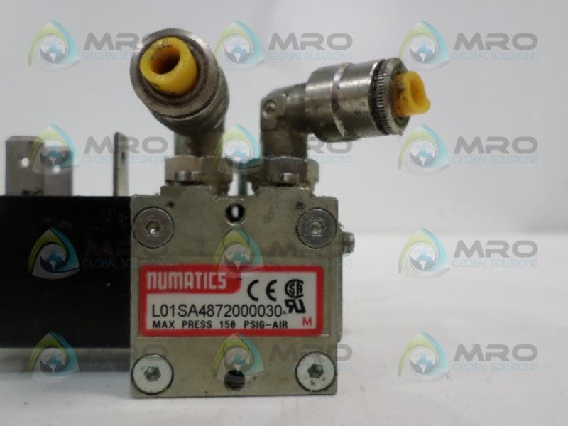 NUMATICS L01SA4872000030 SOLENOID VALVE *USED*