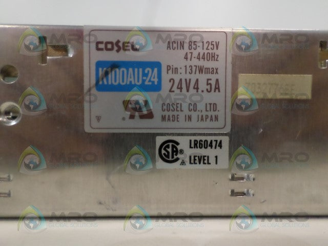 COSEL K100AU-24 POWER SUPPLY *USED*