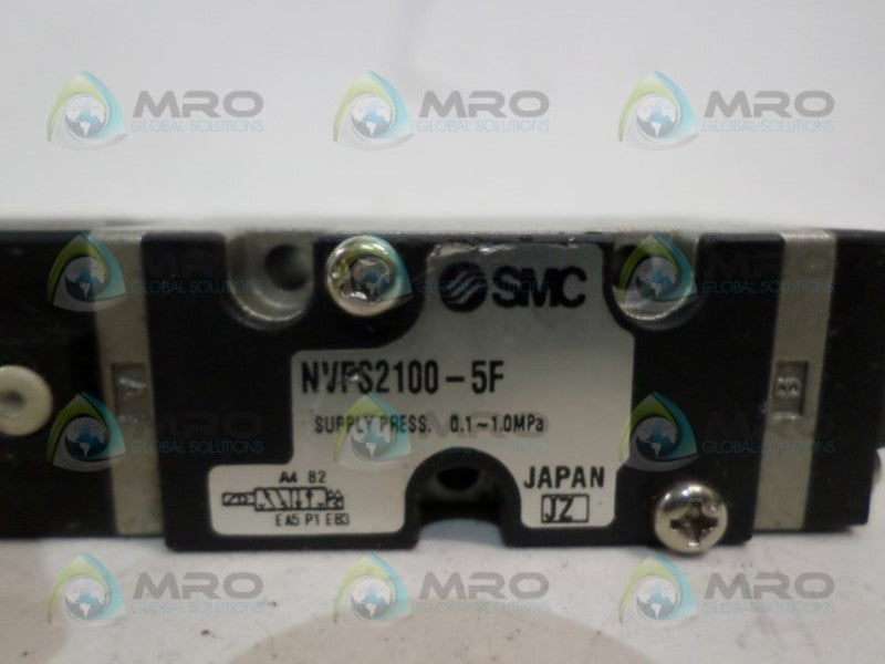 SMC NVFS2100-5F SOLENOID VALVE *USED*