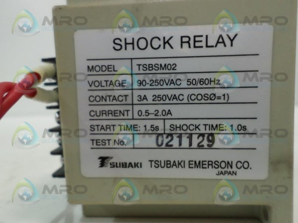 TSUBAKI TSBSM02 SHOCK RELAY UNMP
