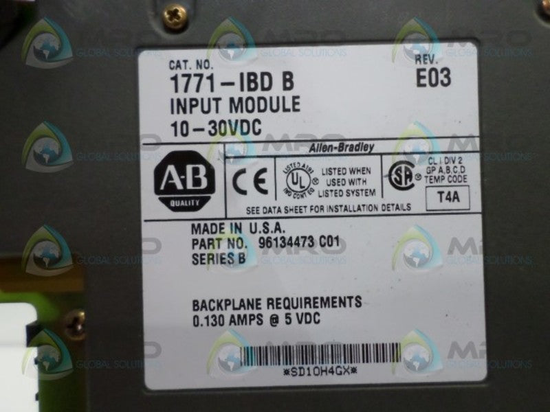 ALLEN BRADLEY 1771-IBD SER. B UNMP
