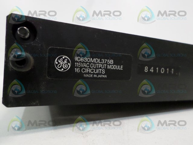 GENERAL ELECTRIC IC630MDL375B OUTPUT MODULE *USED*